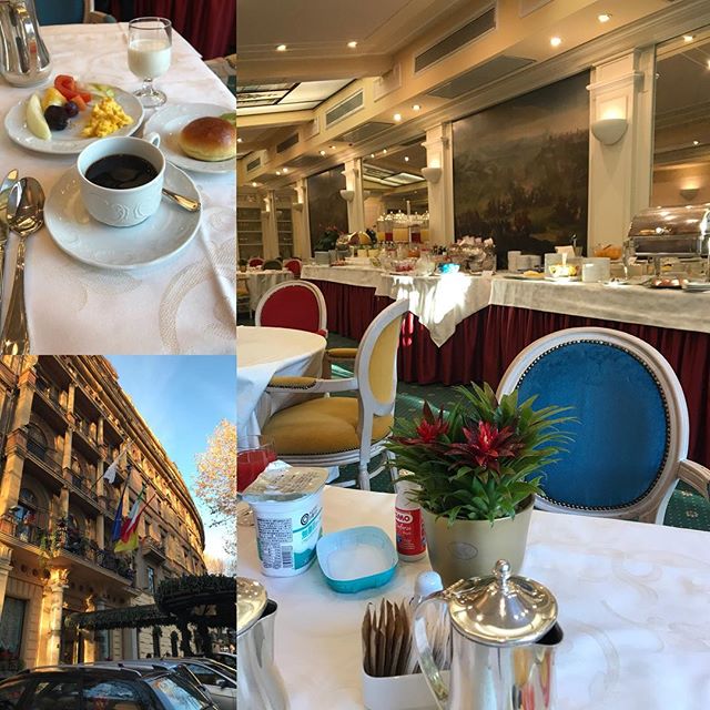 ローマ観光の二日目 。今日からは完全に個人旅行なので時間に追われることがありません。朝食はホテルでビュッフェスタイル。コーヒーを頼んだらポットにたくさんのコーヒーと温めたミルクが出て嬉しかった！#ローマ #イタリア #海外旅行 #roma #itary