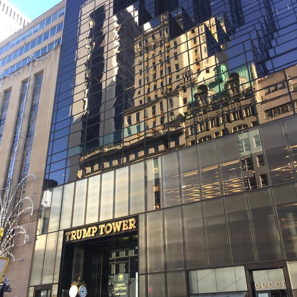 ニューヨーク旅行　トランプタワー　（2016年11月15日）