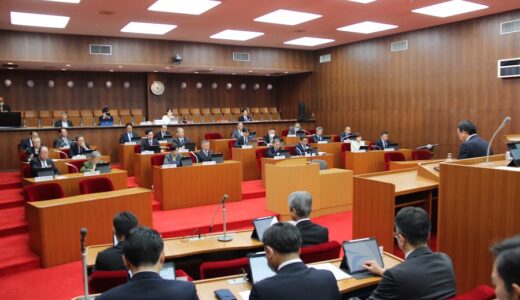 令和７年第４回大仙市議会定例本会議（第一日）