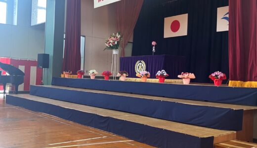 大仙市立高梨小学校　入学式